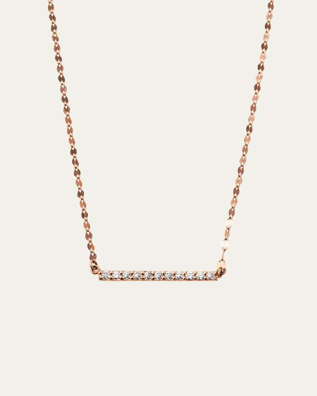 14K Gold Mirage Blake Diamond Bar Necklace